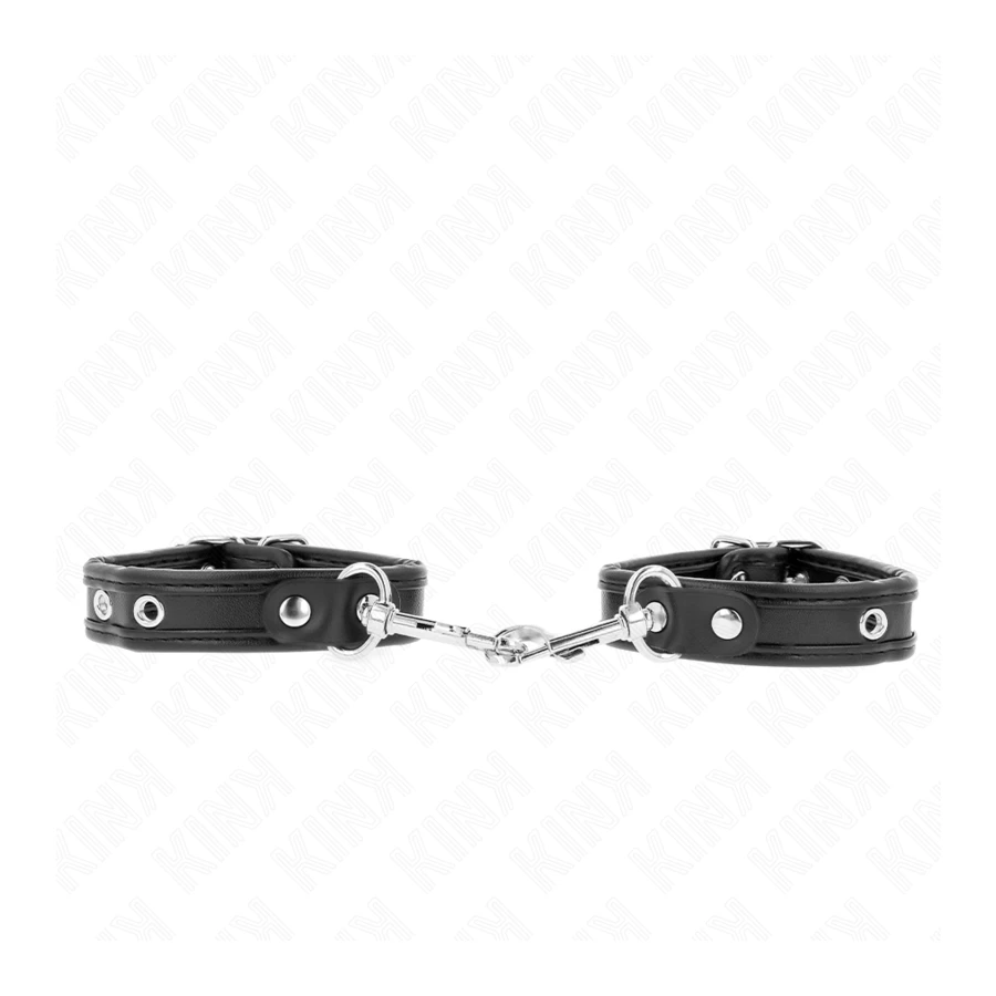 KINK - MINI BRACELETS NOIR AVEC CLOUS RÉGLABLES 16-22 CM X 2 CM